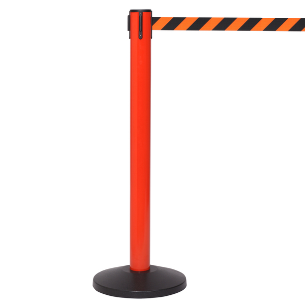 Queue Solutions SafetyPro 300, Orange, 16' Yellow/black ESD PROTECTED AREA Belt SPRO300O-YBEPA160